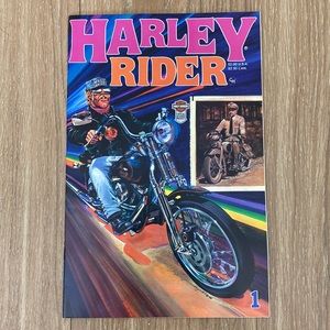 VTG 1988 Harley Rider Comic Book - 1st edition MINT!